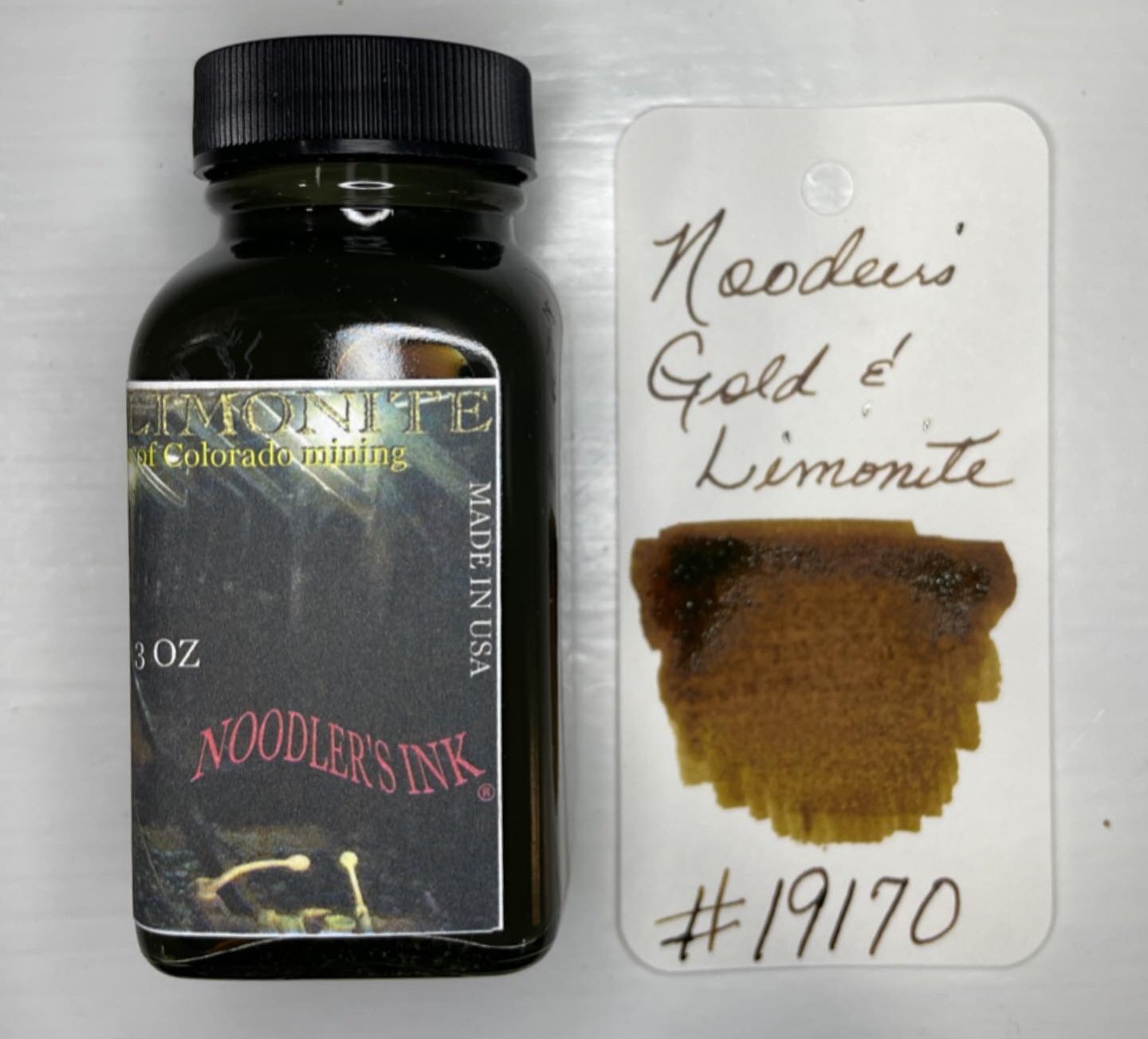 Noodler's Gold & Limonite (3oz) Bottled Ink - Denver Pen Show