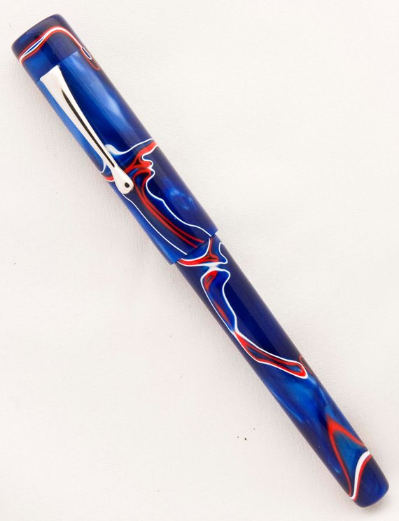 Custom Patriotic Waves - Pen Turning and Making - The Fountain Pen Network