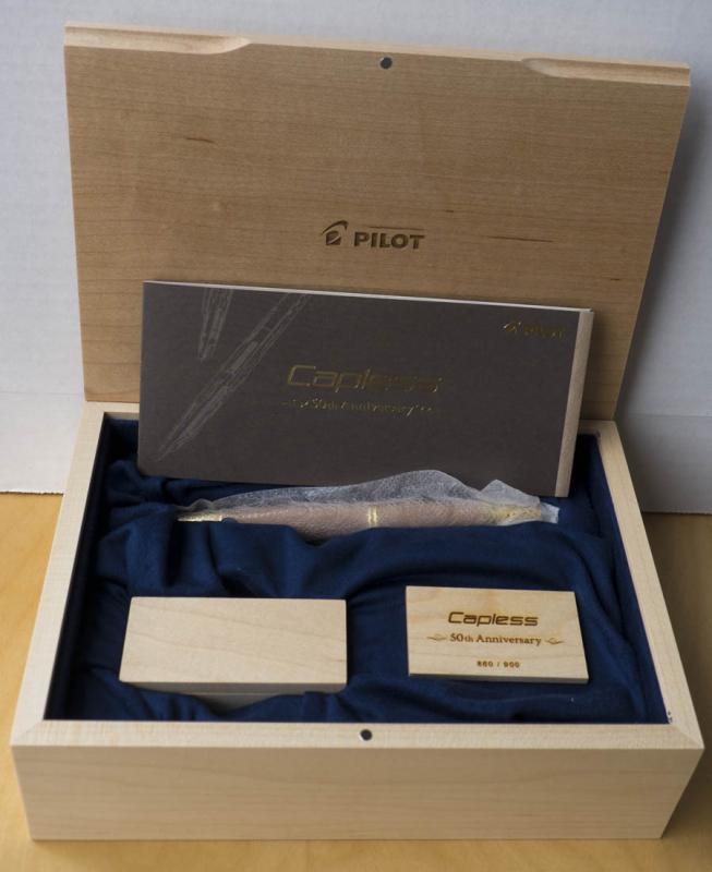 筆記具 PILOT CAPLESS 50th Anniversary MAPLE FP Pens for Aid